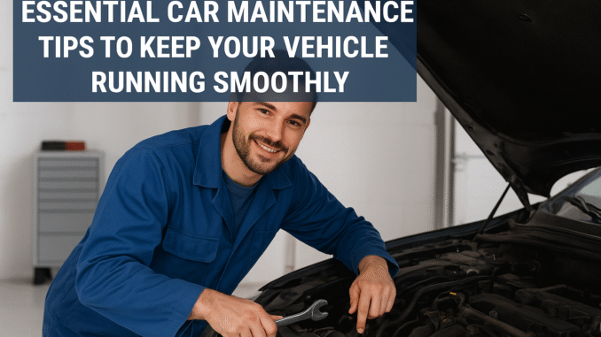 Essential Car Maintenance Tips to Keep Your Vehicle Running Smoothly